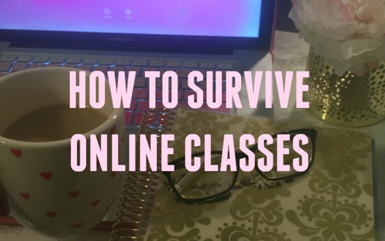 how to survive online classes