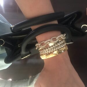 stacked bracelets