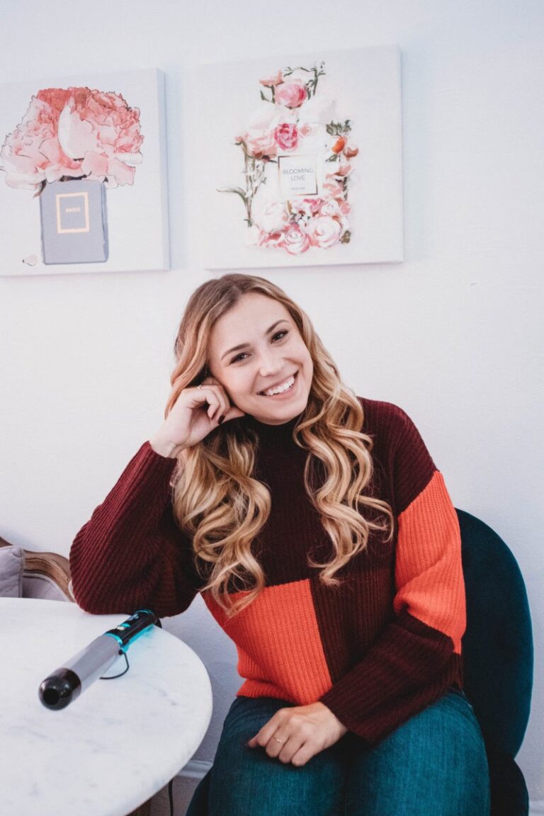 Bold Fall Curls with Bed Head