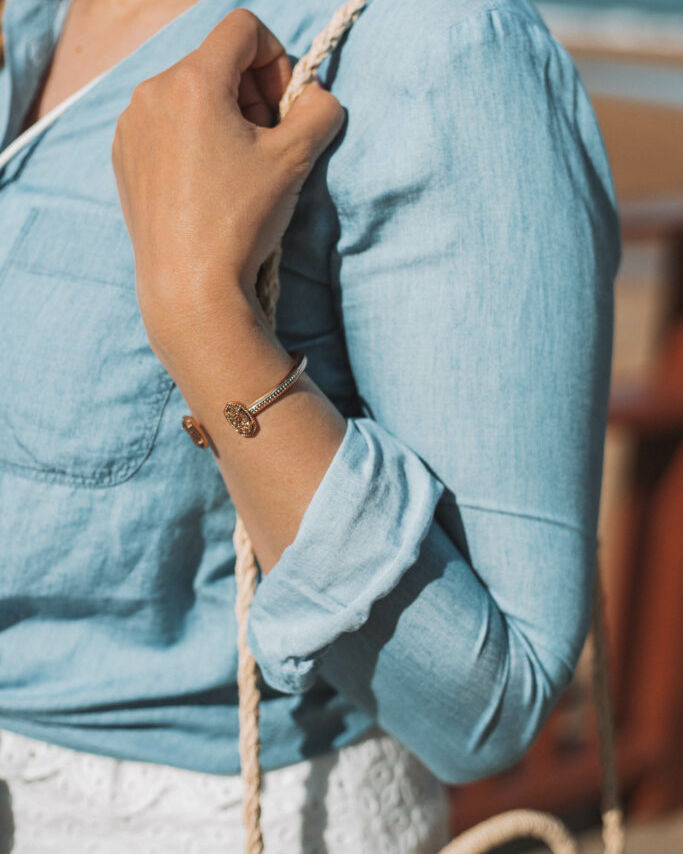 Styling a Chambray Shirt + Summer Dress