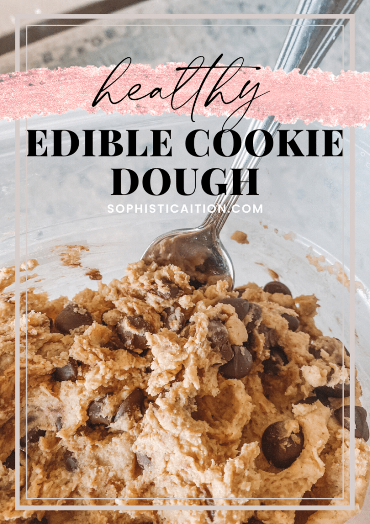 healthy edible cookie dough recipe