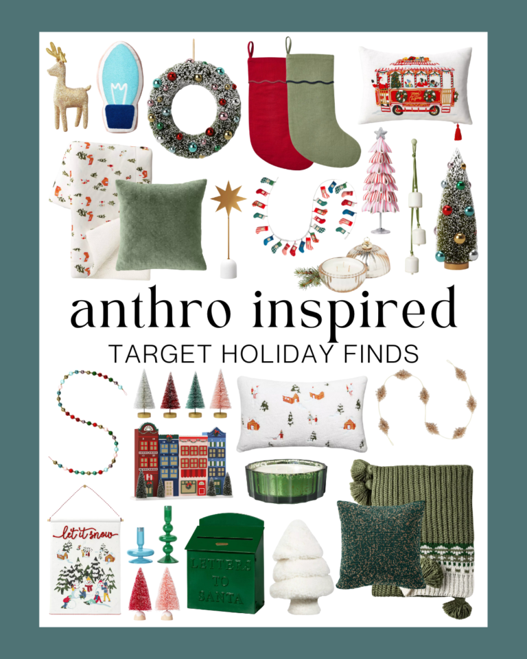 Anthropologie Inspired Holiday Decor