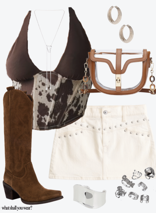 cowboy carter outfit collage